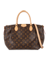Turenne MM, £690, Handbags, Brown, Canvas, Front view